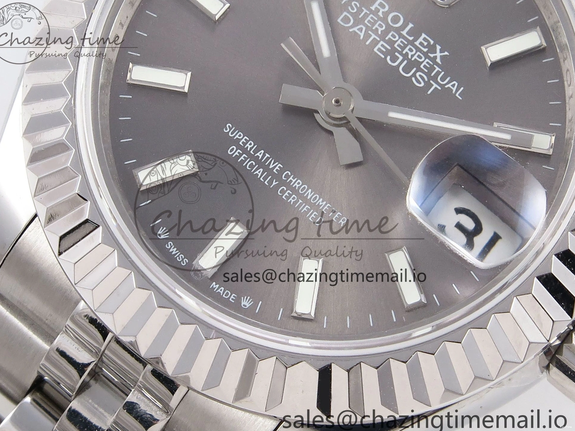 MiroTime 1221 Fashionable DateJust 28MM 279174 SS GMF 1:1 Best Edition 904L Steel Gray Stick Dial on Jubilee Bracelet A 1138